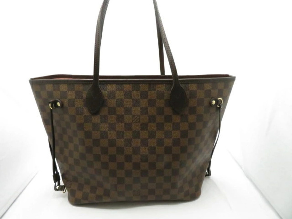 LOUIS VUITTON Neverfull Tote Bag Damier Rose Pink Ballerine